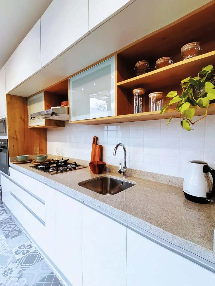 Cocina equipada de Plaza 57